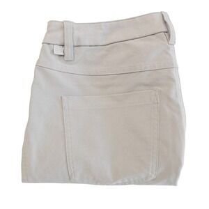 LULULEMON Mens 30 Raw Linen ABC Classic-Fit 5 Pocket 34L Warpstreme Pant LM5AQJS